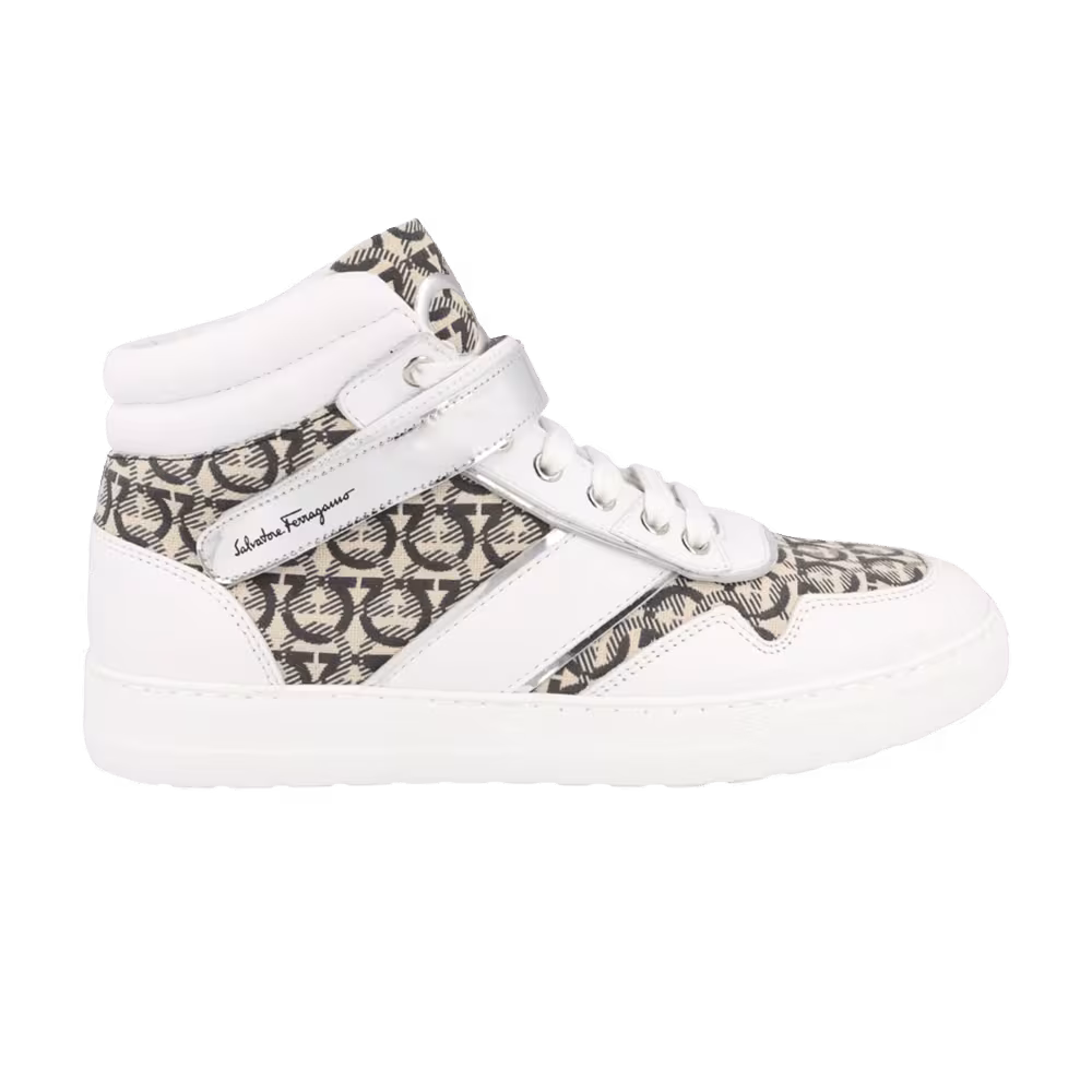 Ferragamo Women's Noe High White
