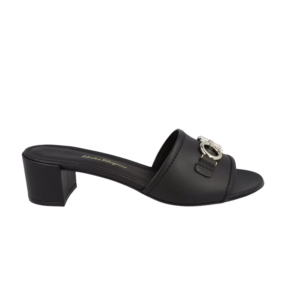 Ferragamo Women's Rhodes Slide Sandal Black