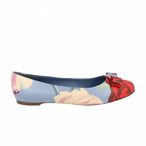 Ferragamo Wmns Varina Ballet 'Bone'