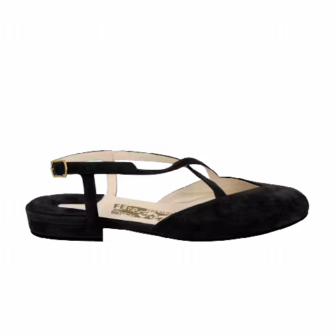 Ferragamo Wmns Oxalia Flat 'Black'