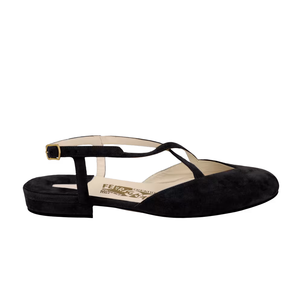 Ferragamo Women's Oxalia Flat Black