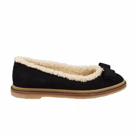 Ferragamo Wmns Varina Par Flat 'Black'