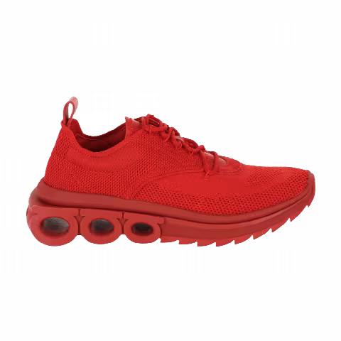 Ferragamo Nima Knit Sneaker 'Red'