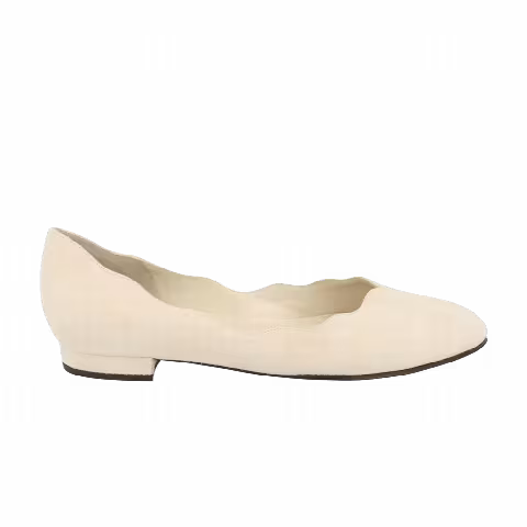 Ferragamo Wmns Turchina 1960 Suede Ballet Flat 'White'