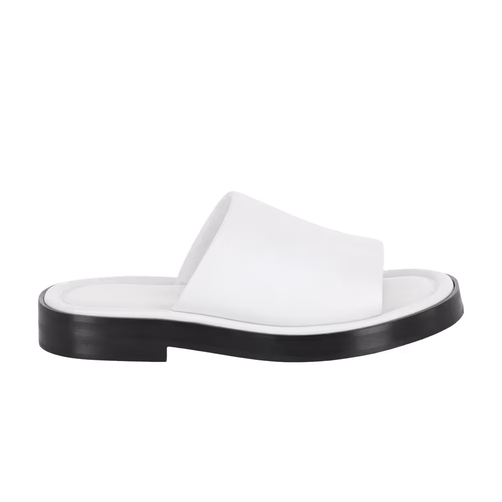 Ferragamo Women's Giunone Leather Slide White