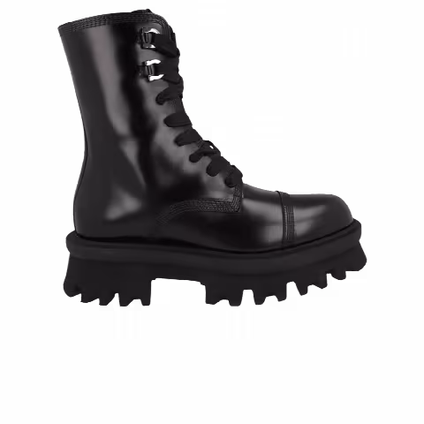 Ferragamo Wmns Kira Combat Boot 'Black'