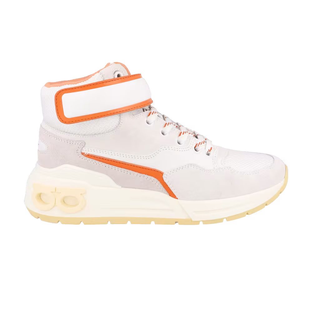 Ferragamo Women's Cosma High Sneaker Orange
