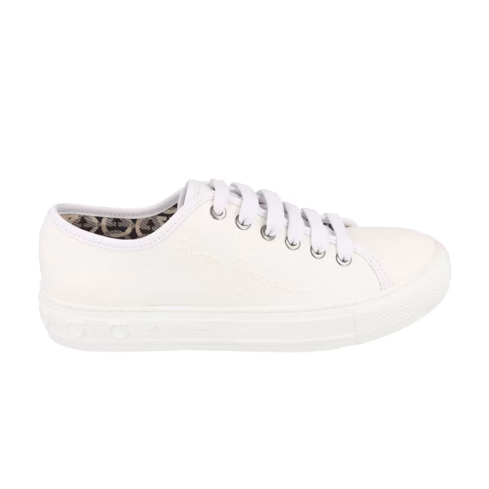 Ferragamo Women's Mediterranean Low Sneaker White