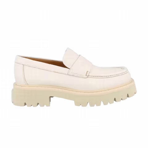 Ferragamo Fergal Moccasin 'White'