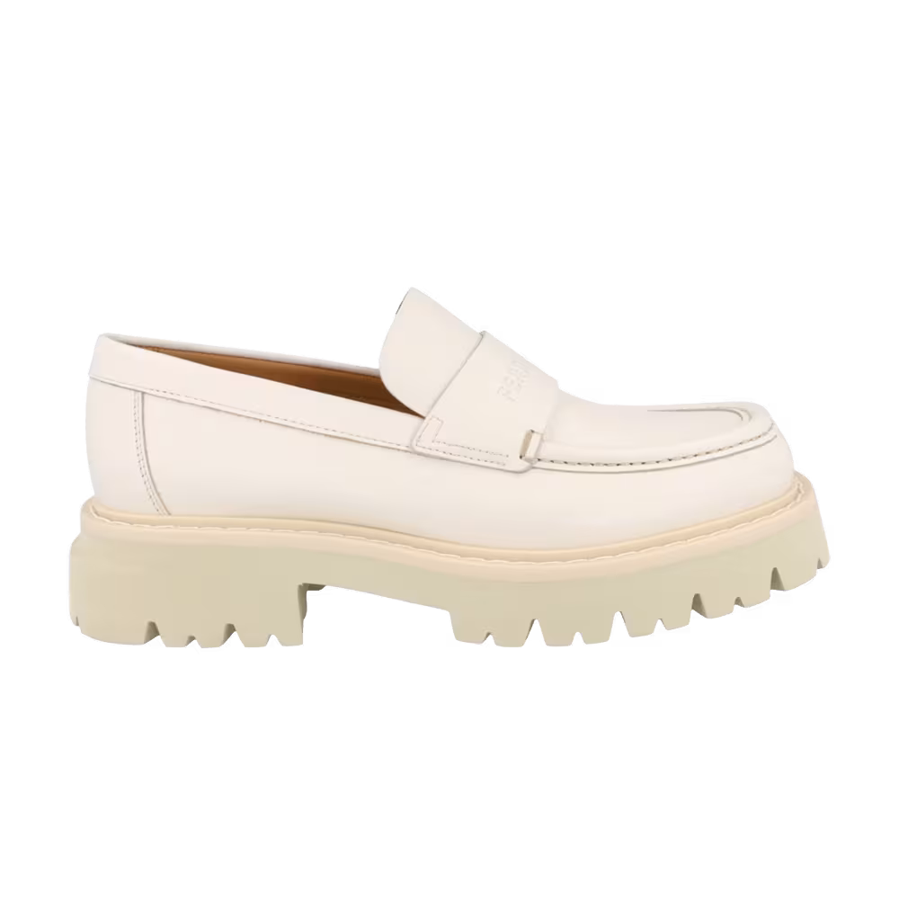 Ferragamo Fergal Moccasin White
