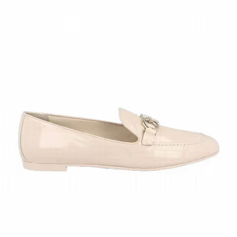 Ferragamo Wmns Trifoglio Patent Leather Loafer 'Bone'