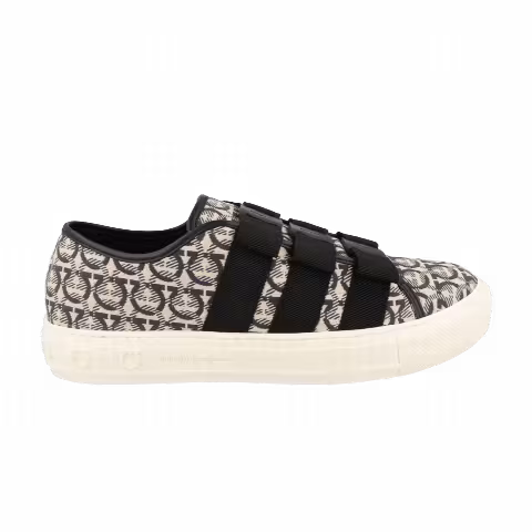Ferragamo Wmns Nataly Calfskin Leather Low-Top Sneaker 'Beige'