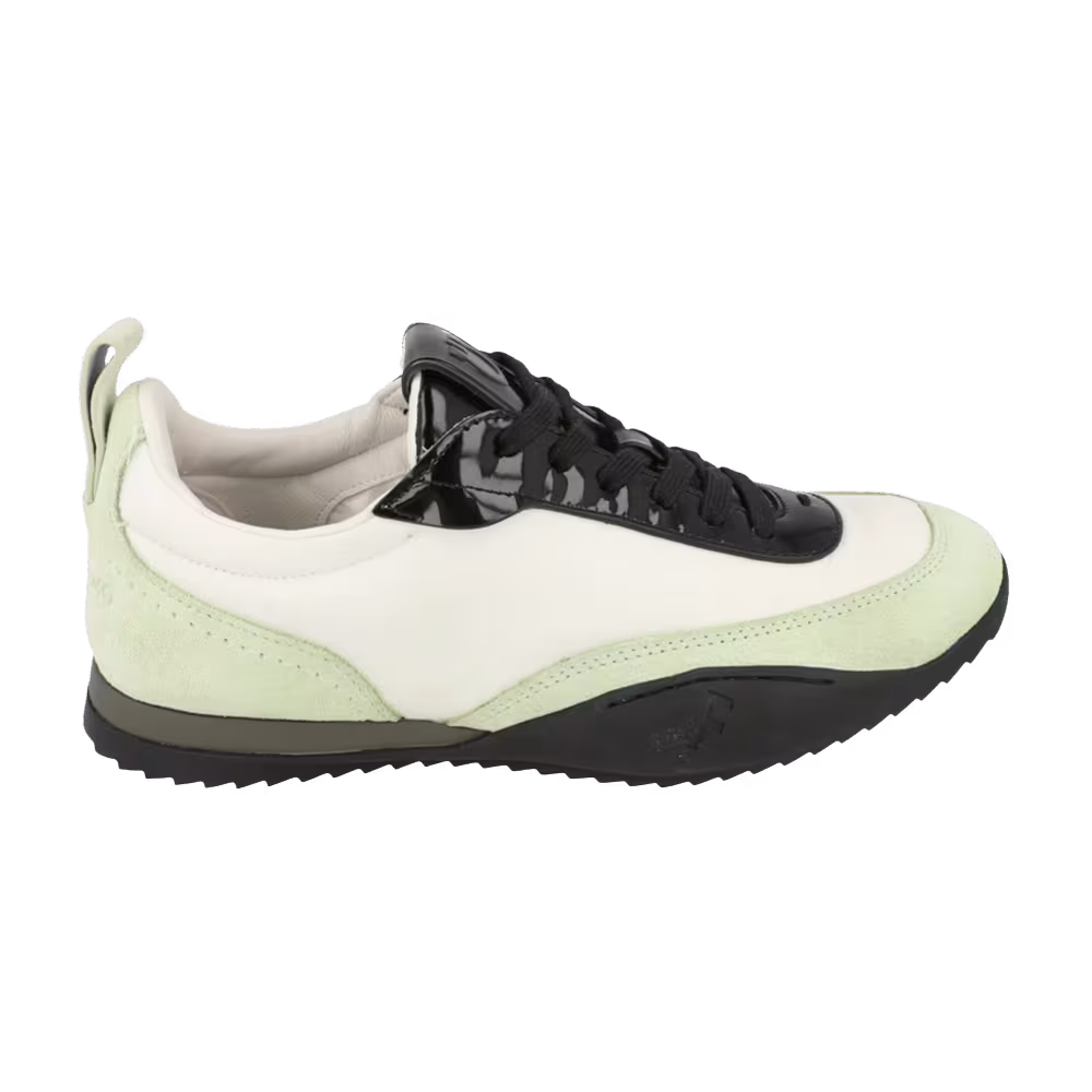 Ferragamo Women's Detroit 1 Sneaker Light Olive Green