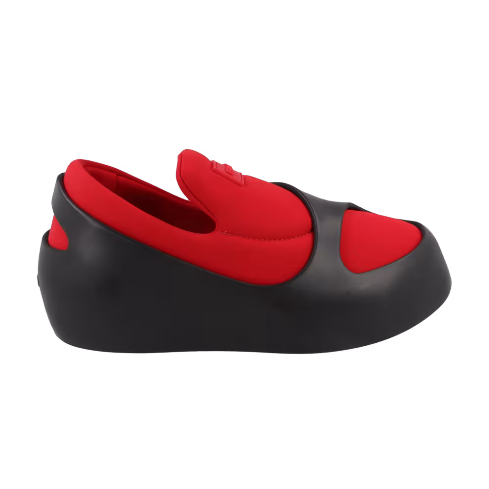 Women's Ferragamo Lunar Paneled Slip-On Sneaker Red