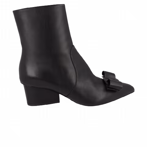 Ferragamo Wmns Vince Leather Bootie 'Black'