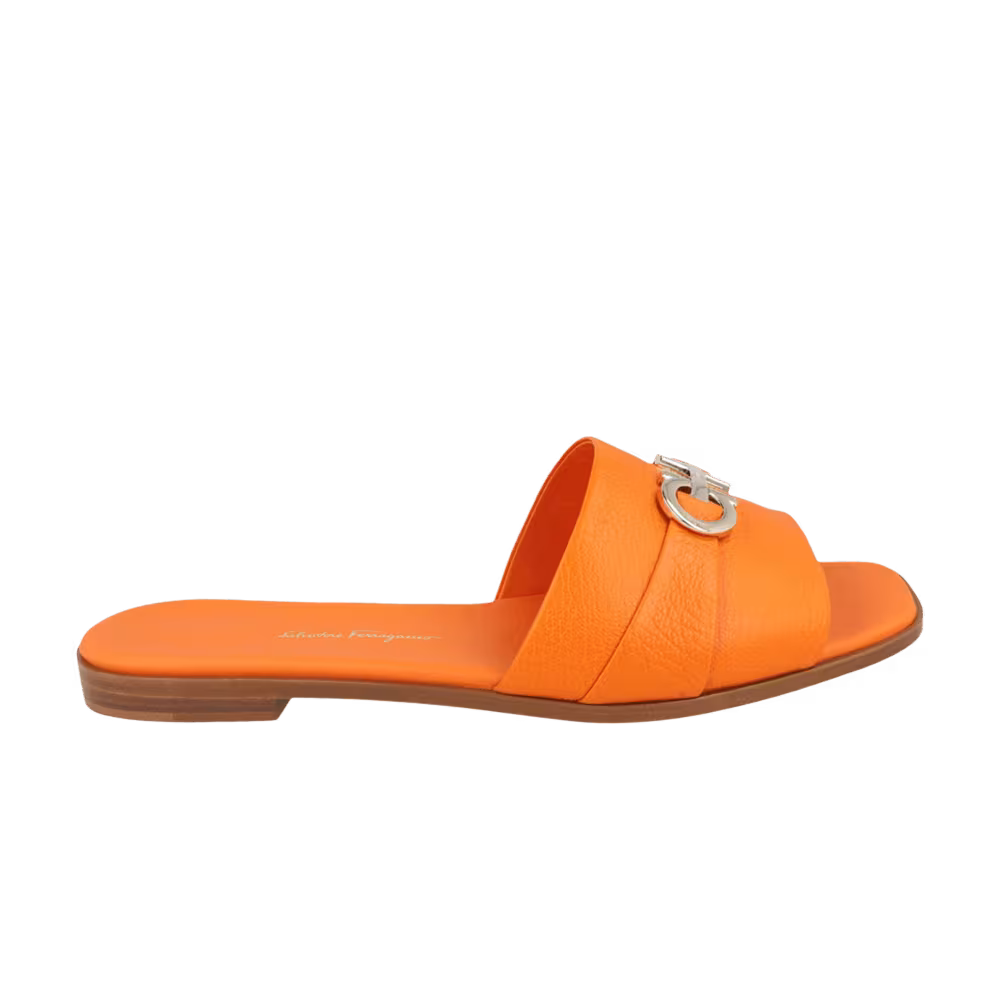Ferragamo Women's Oria Slide Orange