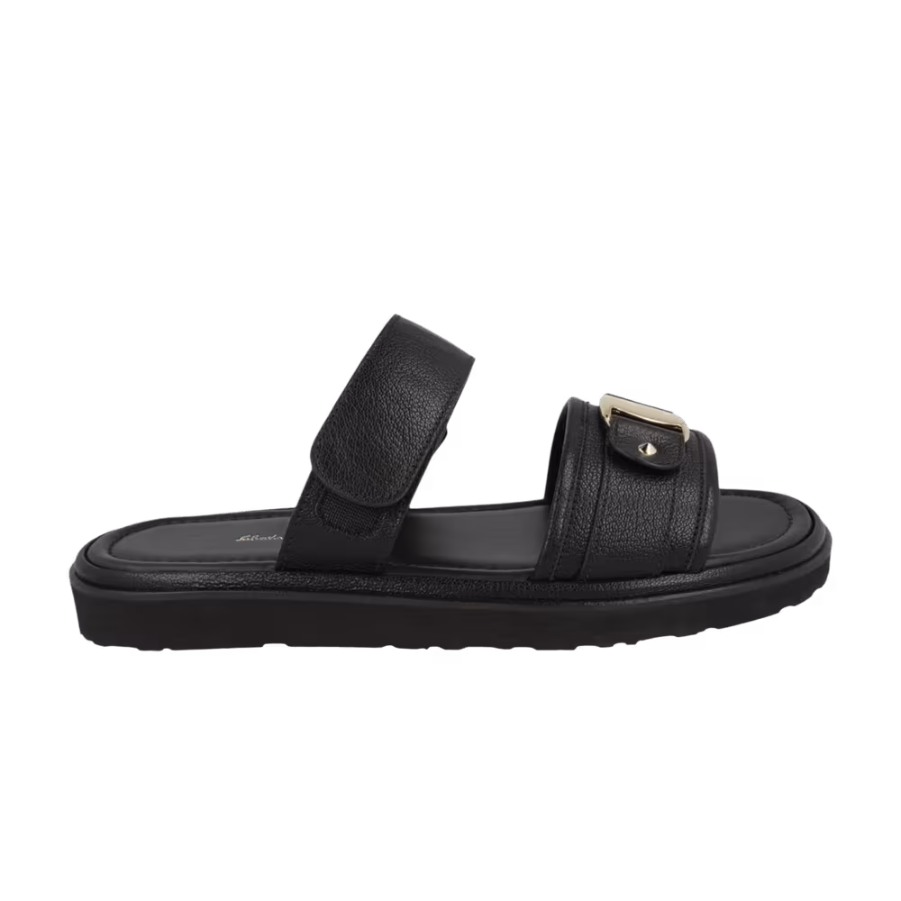 Ferragamo Women's Kamy Leather Sandal Black