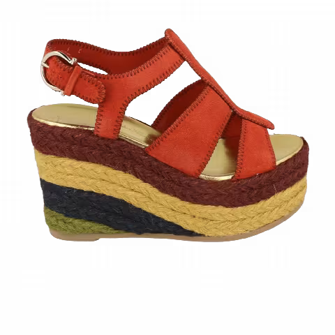 Ferragamo Wmns Renee Wedge Espadrilla 'Rust'