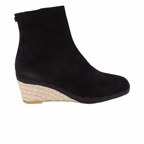 Ferragamo Wmns Canaria Suede Bootie 'Black'