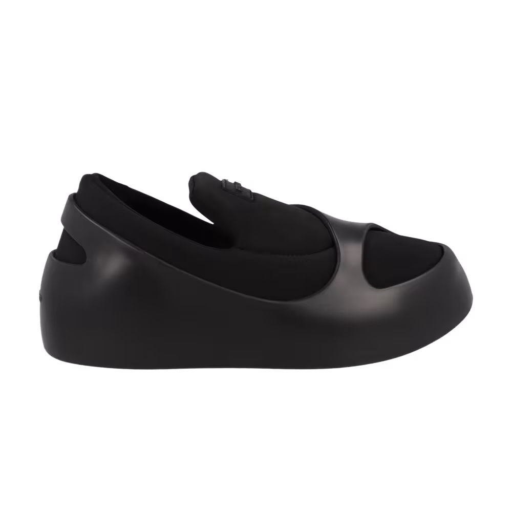 Ferragamo Women's Lunar Paneled Slip-On Sneaker Black
