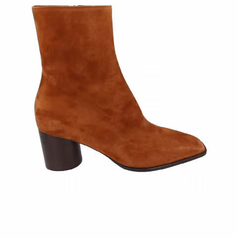 Ferragamo Wmns Pampero Suede Bootie 'Beige'