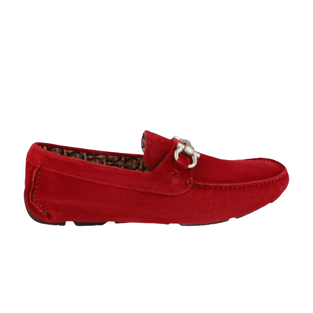 Ferragamo Parigi Eco Driver Wide Red