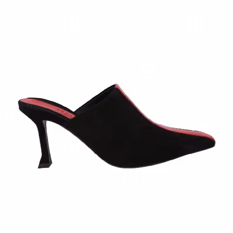 Ferragamo Wmns Sophye Suede Mule 'Black'