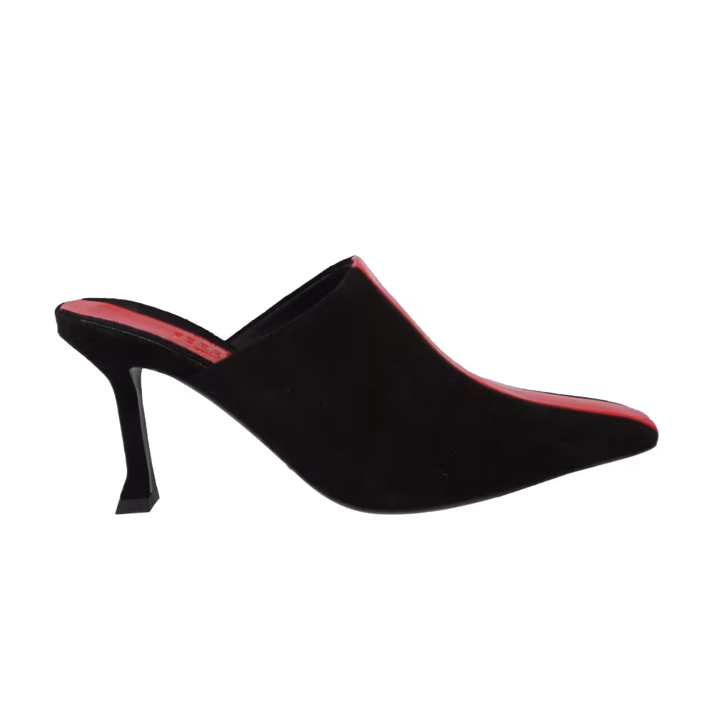 Ferragamo Women's Sophye Suede Mule Black