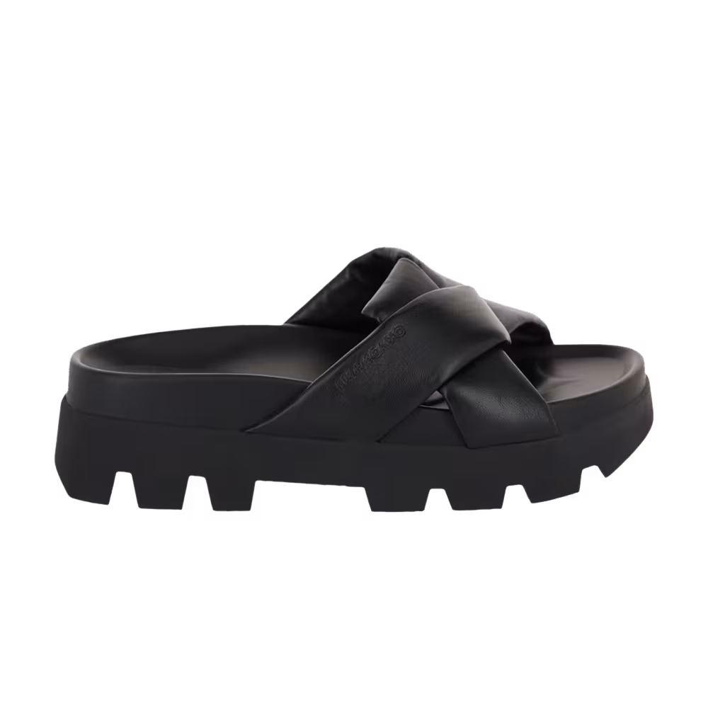 Ferragamo Women's Air Lug Sandal Black