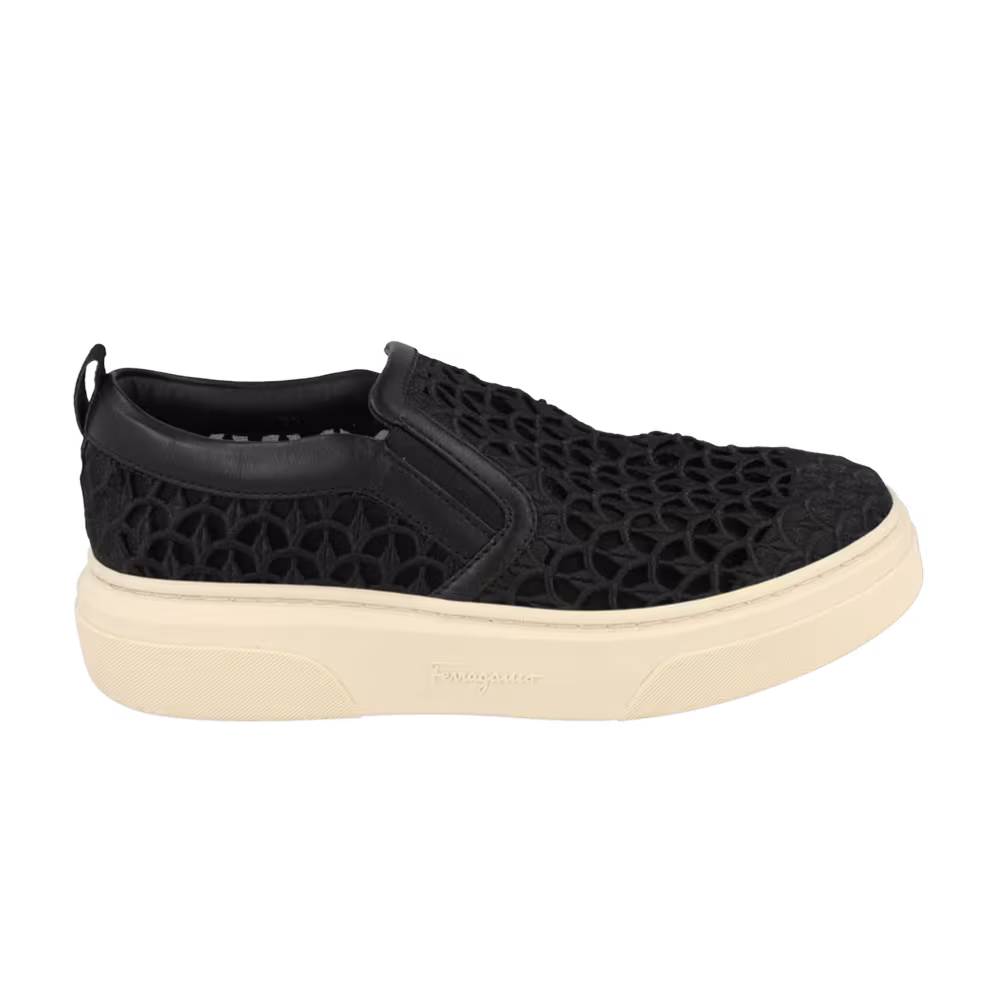 Ferragamo Women's Cassina Slip-On Sneaker Black
