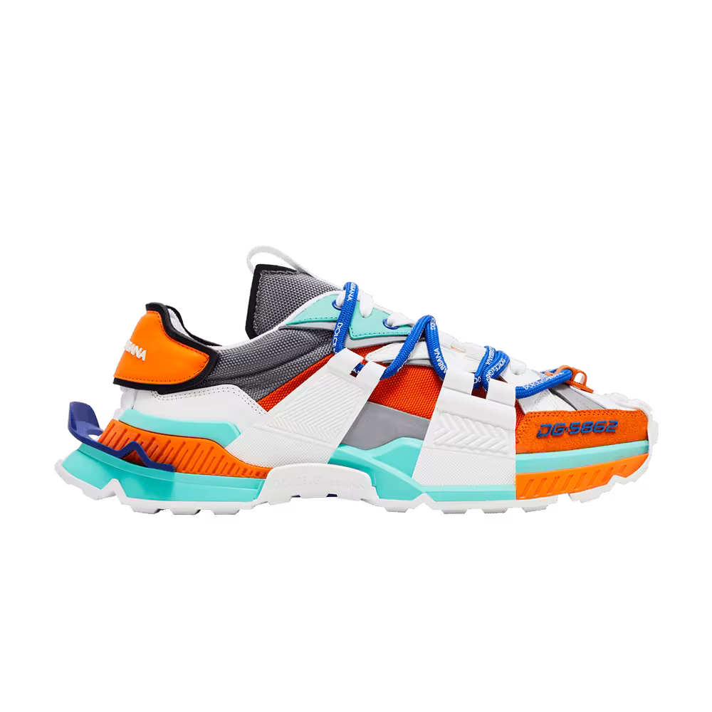 Dolce & Gabbana Space Sneaker Orange Aqua