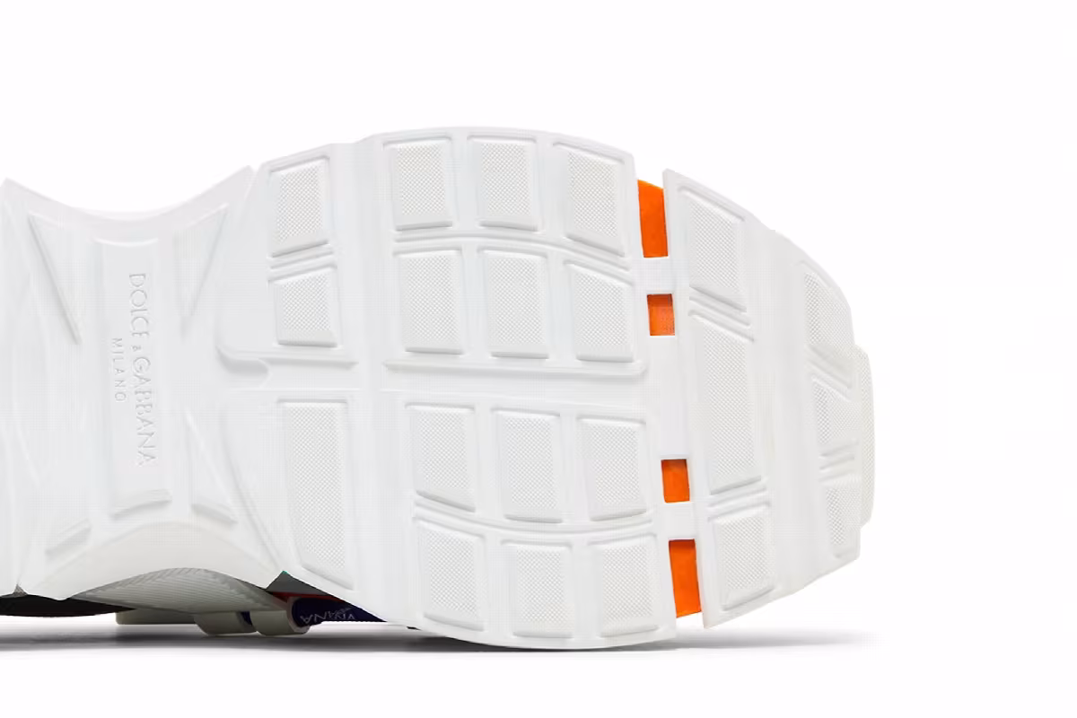 Dolce & Gabbana Space Sneaker Orange Aqua, view 6