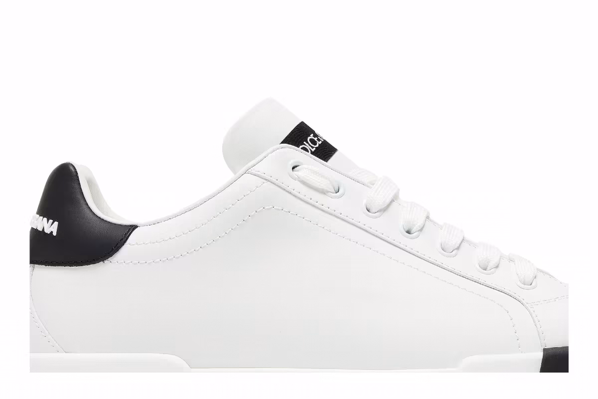 Dolce & Gabbana Portofino Low White Black, view 3