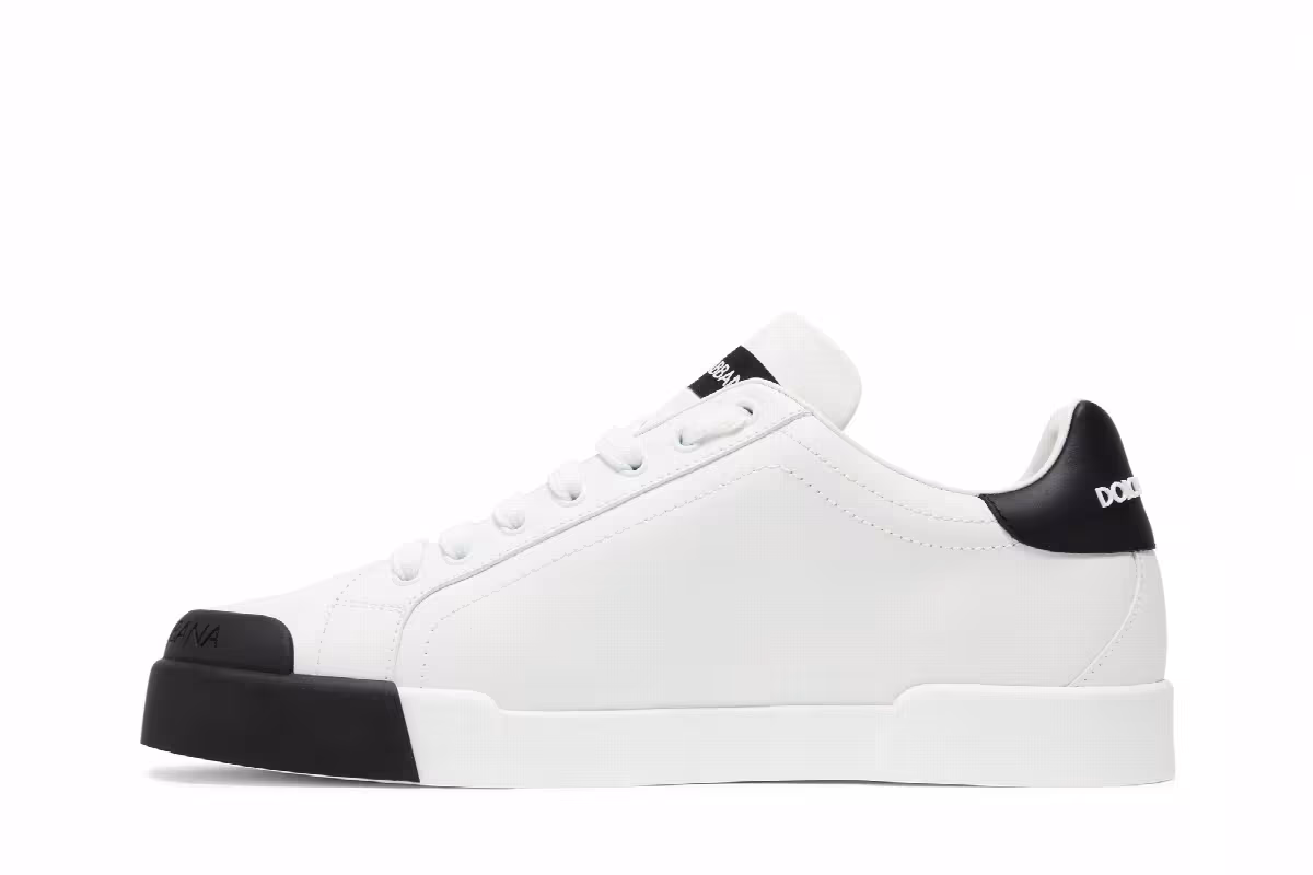 Dolce & Gabbana Portofino Low White Black, view 4
