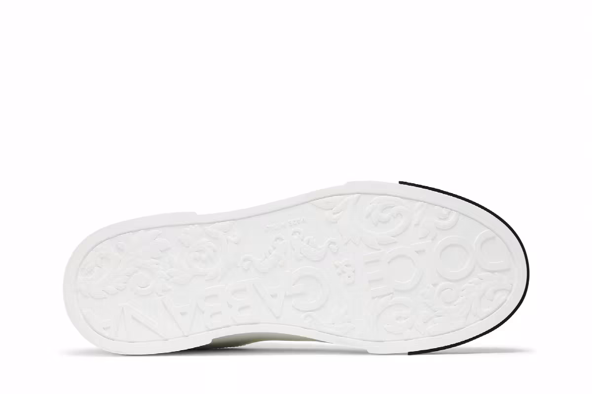 Dolce & Gabbana Portofino Low White Black, view 5