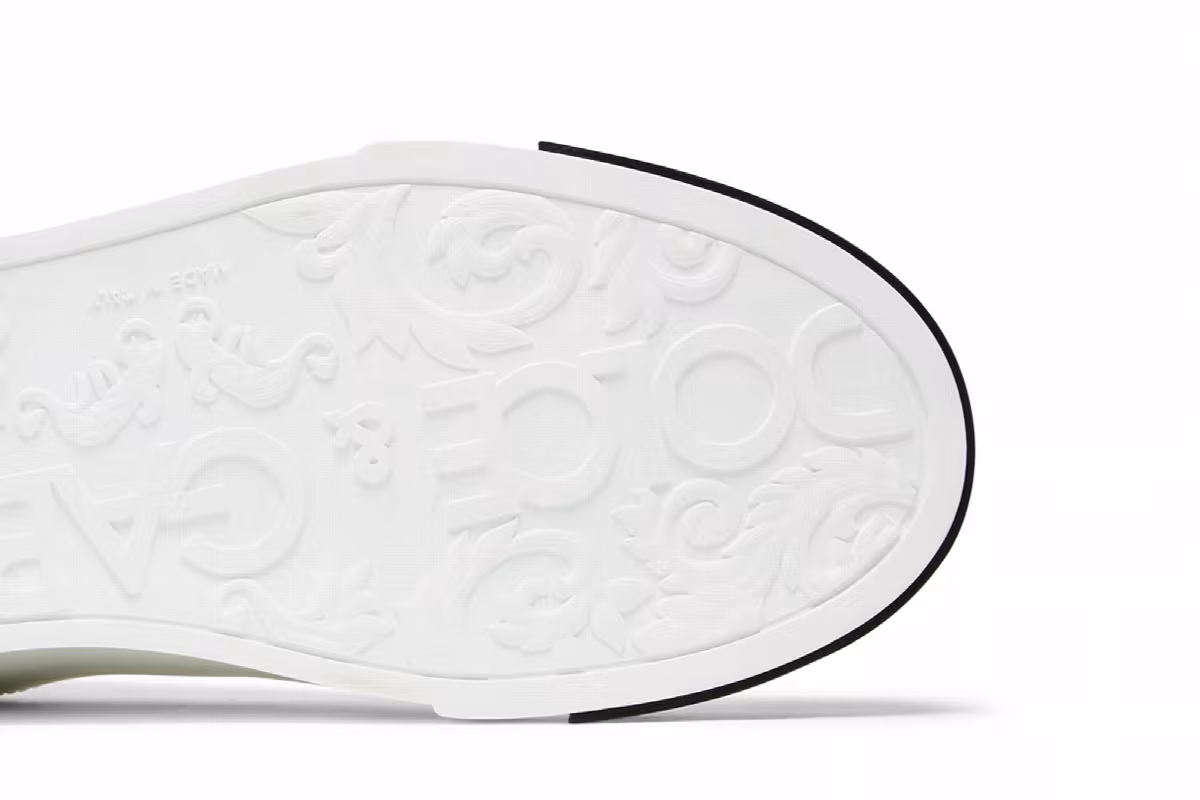 Dolce & Gabbana Portofino Low White Black, view 6