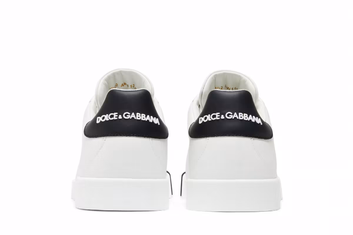 Dolce & Gabbana Portofino Low White Black, view 7