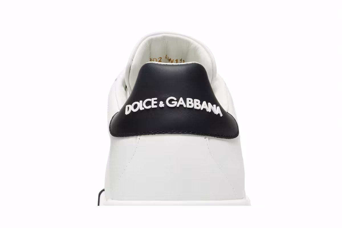 Dolce & Gabbana Portofino Low White Black, view 8