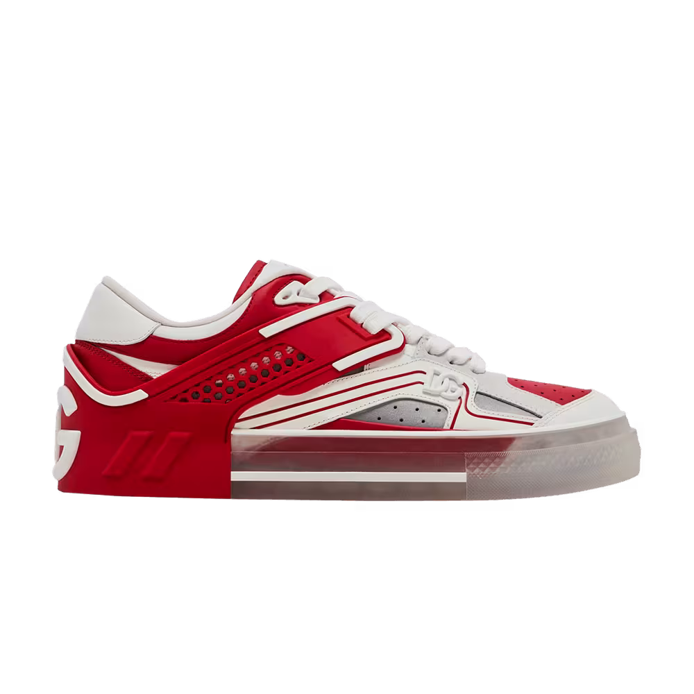 Dolce & Gabbana Custom 2.Zero Low Red Silver