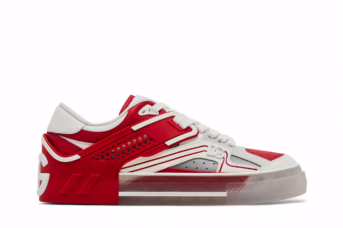 Dolce & Gabbana Custom 2.Zero Low Red Silver, view 2