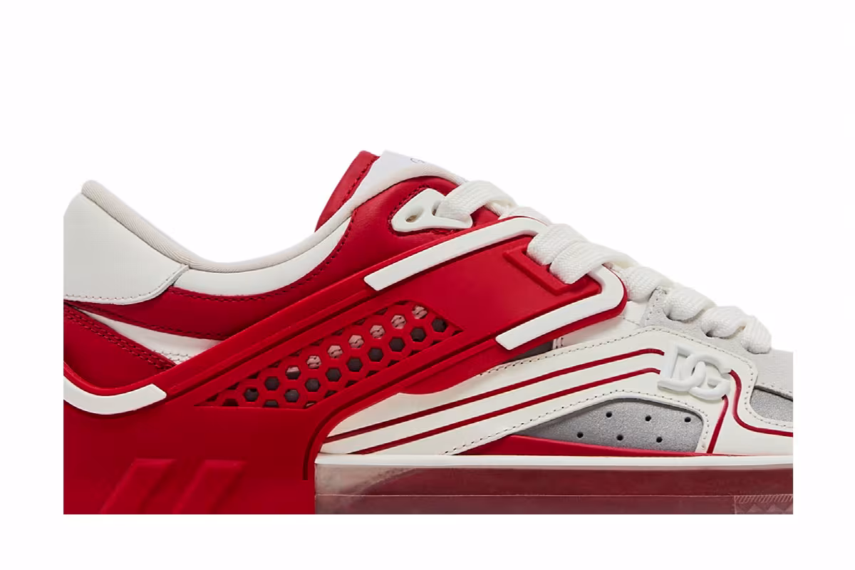Dolce & Gabbana Custom 2.Zero Low Red Silver, view 3