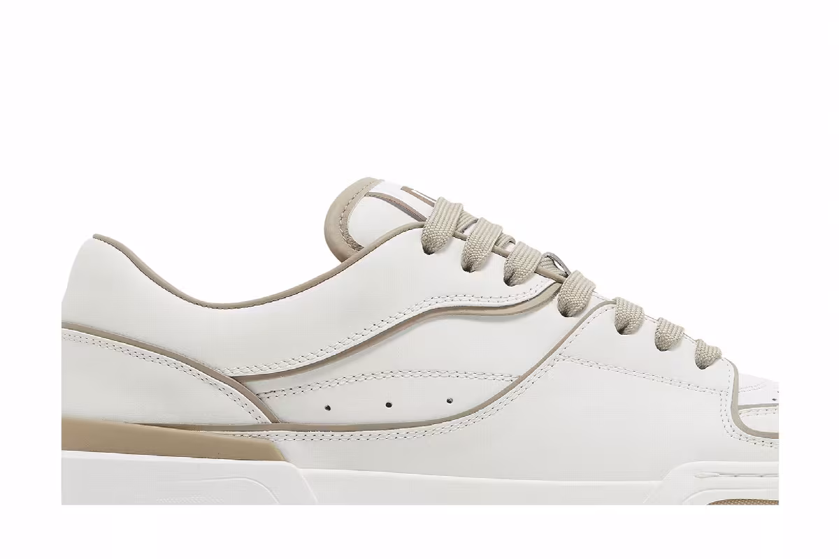 Dolce & Gabbana New Roma Low Bianco Taupe, view 3