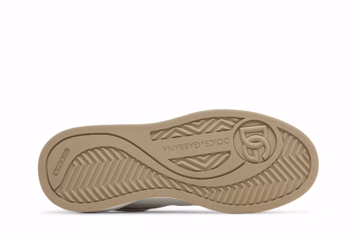 Dolce & Gabbana New Roma Low Bianco Taupe, view 5
