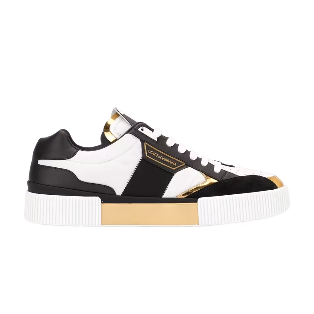 Dolce & Gabbana Miami Low White Black Gold