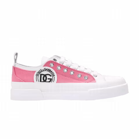 Dolce & Gabbana Wmns Portofino 'DG Logo - Pink White'