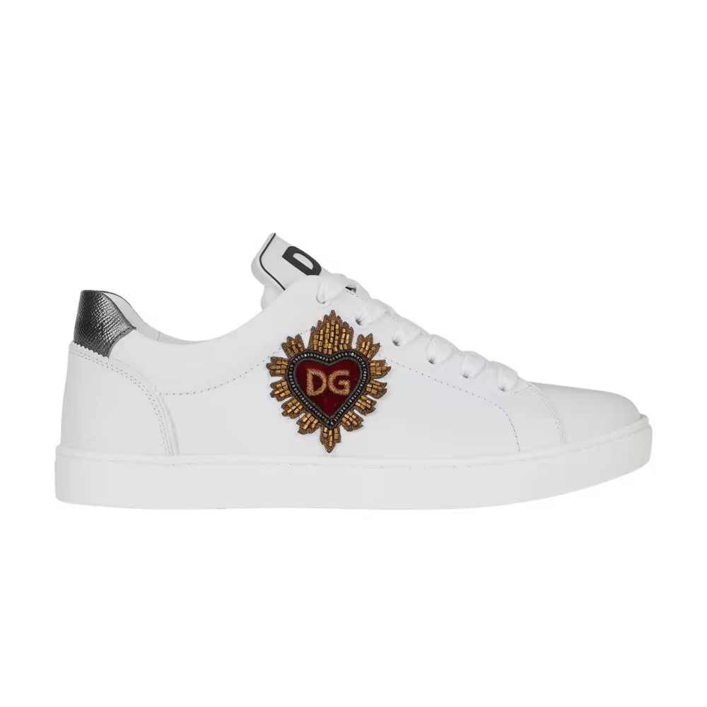 Dolce & Gabbana Portofino Sacred Heart Emblem - White Silver