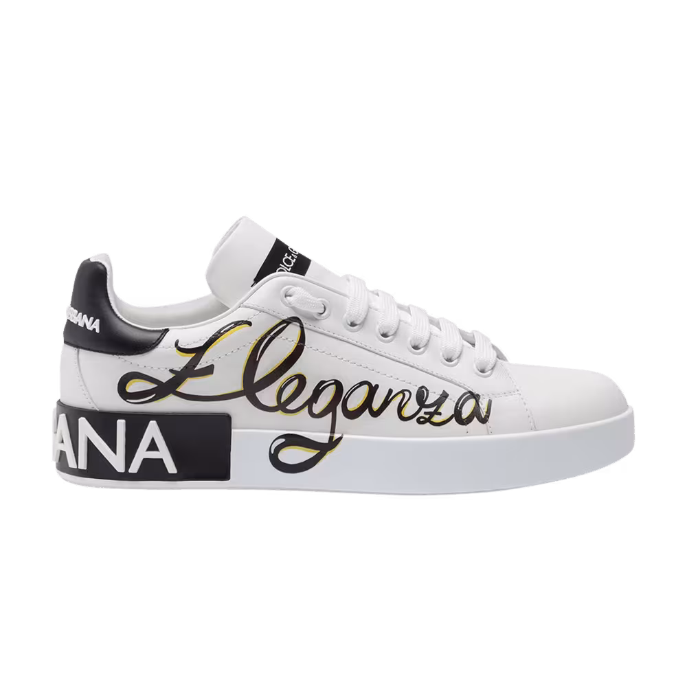 Dolce & Gabbana Women's Portofino Eleganza Print - White Black