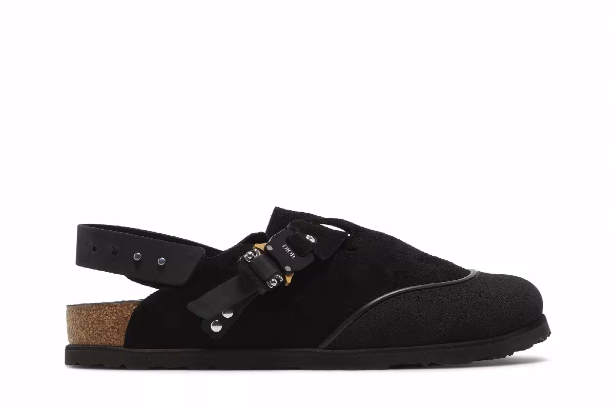 Dior x Birkenstock Tokio Mule Black, view 2