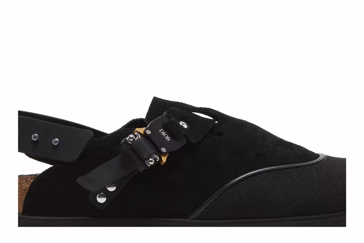 Dior x Birkenstock Tokio Mule Black, view 3
