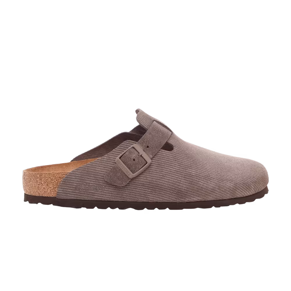 Stussy x Birkenstock Boston Corduroy Anthracite